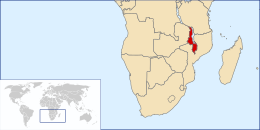 Africa centrale britannica - Localizzazione