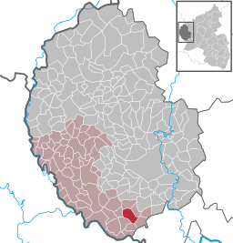 Läget för Niederweis i Eifelkreis Bitburg-Prüm