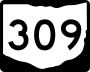 State Route 309 marker