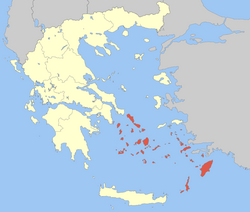 Location of Sooth Aegean