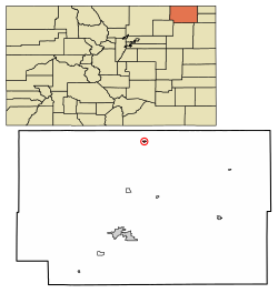 Location in Logan County, Colorado