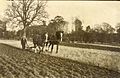 Ploughing estate fields at Nisbet House