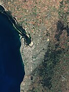 Satellite imagery of Adelaide taken on 27 January 2017