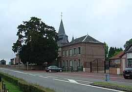 The centre of Sainte-Croix-sur-Buchy