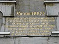 Plaque commémorative naissance Victor Hugo