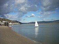 Sailing from the beach