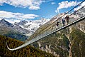 Charles Kuonen Hängebrücke, Kanton Wallis, Schweiz