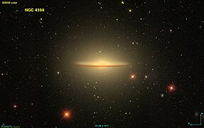 M104 par le relevé SDSS.