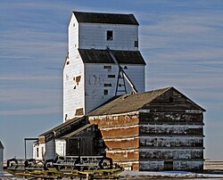 Grain elevator in Wrentham