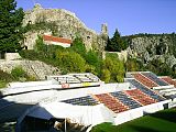 A vár és a Gospin dolac stadion