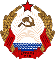 Emblema della Repubblica Socialista Sovietica Lettone (1940–1990)