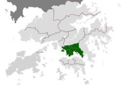 Localização em  Hong Kong