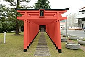 A row of torii