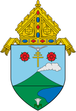 Coat of arms of the Diocese of Legazpi