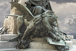  Lion on the monument to Victor Emmanuel II