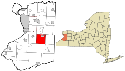 Location in Erie County and New York.