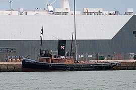 Challenge, last steam tug to operate on the River Thames