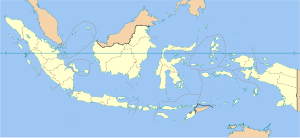 Kraton (olika betydelser) på en karta över Indonesien