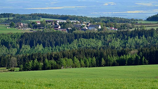 Křimov : vue générale.