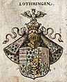 Wappen des Herzogs von Lothringen, um 1700