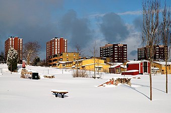 Akalla, vy från Akalla by.