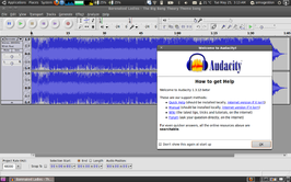 Audacity onder Ubuntu