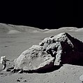 Harrison Schmitt op de maan