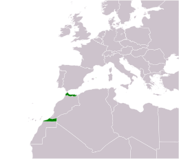 Protettorato spagnolo del Marocco - Localizzazione