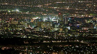 Adelaide CBD at night