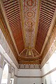 Decorated ceiling in another room around the courtyard