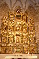 Retablo de la preĝejo de Alesón.