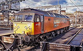 47 774 Poste Restante in RES livery at Kings Cross in 1998