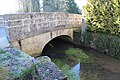 Le pont sur le ruisseau des Écoulottes.