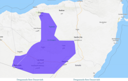 Location of SSC Khaatumo Administration