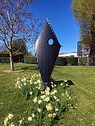 Phoenix Sculpture outside the RSCH, Guildford