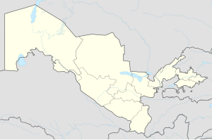 Oʻrtaovul is located in Uzbekistan