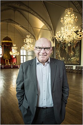 Daniël Termont in de troonzaal van het stadhuis van Gent (maart 2016).