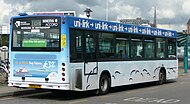 Unilink Caetano Nimbus bodied Dennis Dart SLF in Southampton in September 2008