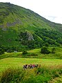 Wedding party in Nant Gwynant, Wales