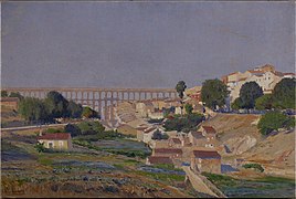 Aureliano de Beruete y Moret - Segovia from the Boceguillas Road - A301 - Hispanic Society of America.jpg