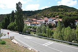 Skyline of Esparza de Salazar