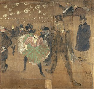 Paneler til Goulue-kasernen ved Foire du Trône i Paris, 1895 Panneaux pour la baraque de la Goulue, à la Foire du Trône à Paris