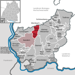 Malsburg-Marzell - Localizazion