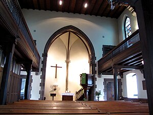 Français : Intérieur de la chapelle du Diaconat