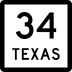 State Highway 34 marker