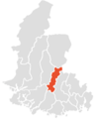 Location of Audnedal in Vest-Agder