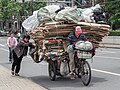 Triporteur à Shanghai (Chine, 2015).