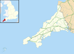 Lanner is located in Cornwall