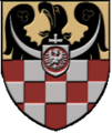 English: Coat of Arms of Głogów powiat Polski: Herb powiatu głogowskiego