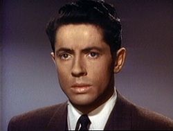 Farley Granger från trailern till filmen Repet (1948).